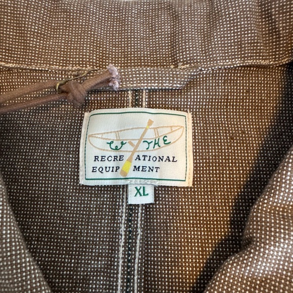 Wythe Heavyweight Pinpoint Canvas Barn Jacket, Brown XL - Picture 3 of 6